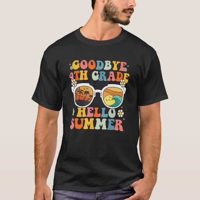 Camiseta Goodbye 4th Grade Graduation To 5th Grade Hello Su (Frente)