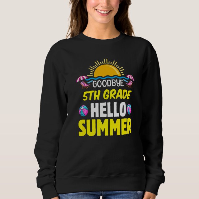 Camiseta Goodbye 5 Grade Hello Summer 5º Graduação (Frente)