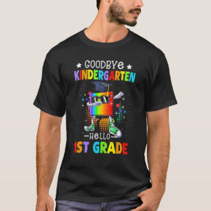 Camiseta Goodbye Jardim de Infância Graduação Alô Primeiro 