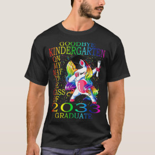 Camiseta Goodbye Kindergarten Classe de 2033 2021 Formando