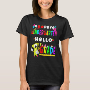 Camiseta Goodbye Kindergarten Hello 1st Grade  Back To Scho