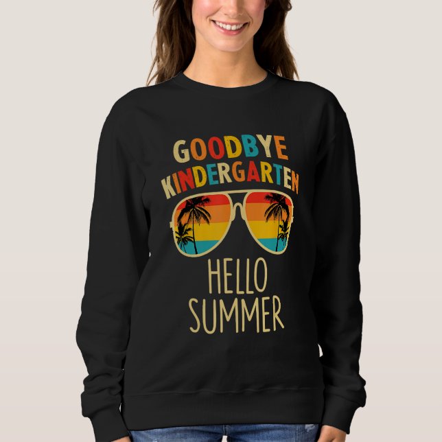 Camiseta Goodbye Kindergarten Hello Summer Last Day Graduat (Frente)