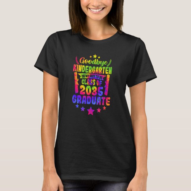 Camiseta Goodbye Preschool Class Of 2036 Graduate Preschool (Frente)
