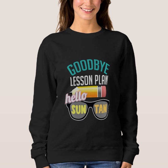 Camiseta Goodbye School Hello Summer Beach Vacing (Frente)