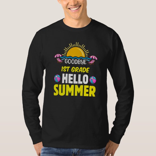 Camiseta Goodbye Summer Hello Graduação do 1º ano da rua (Frente)