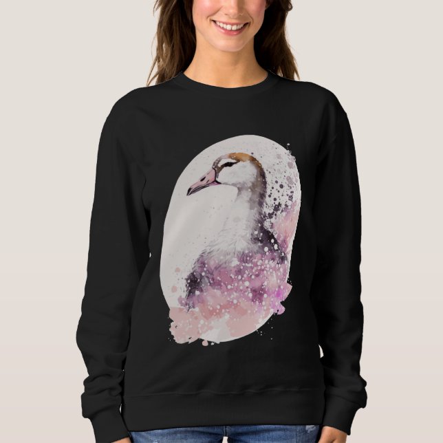 Camiseta Goose Cherry Blossom Japanese Sakura Goose (Frente)