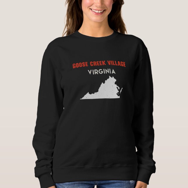 Camiseta Goose Creek Village Virginia USA State America Tra (Frente)