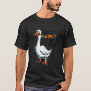 Camiseta Goose de Bobo de Pato Caçador de Aves Divertidas n
