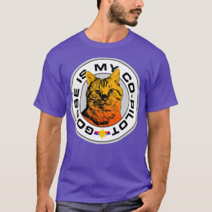 Camiseta Goose é o meu copiloto desafiando a variante flerk