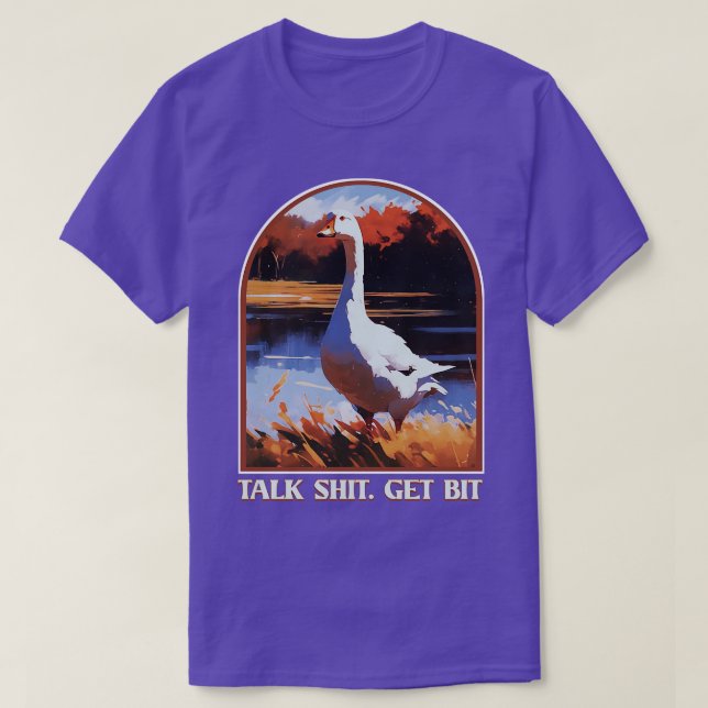 Camiseta Goose Engraçado (Frente do Design)