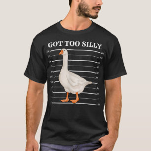Camiseta Goose Ficou Muito Bobo Bobo Engraçado Goose Mugsho