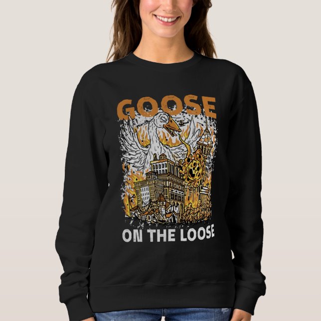 Camiseta Goose Is On The Loose Waterbird Animal Goose (Frente)