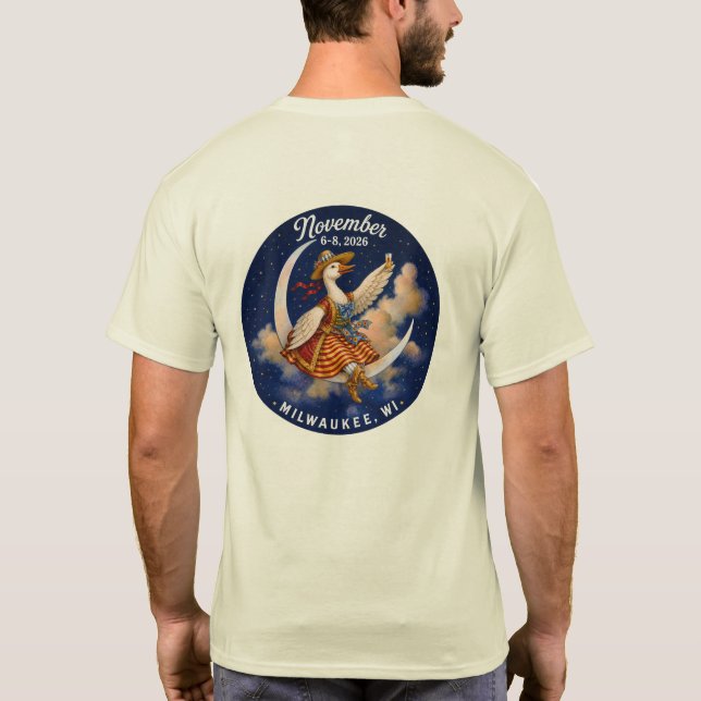 Camiseta Goose the Band - Milwaukee 2026 (Verso)