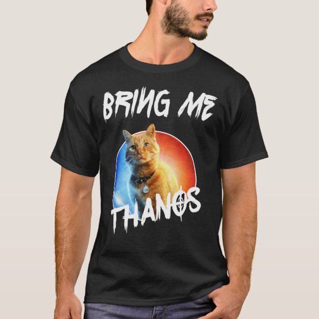 Camiseta Goose-The-Flerken-Cat-Bring-Me-Thanos Essential  (Frente)