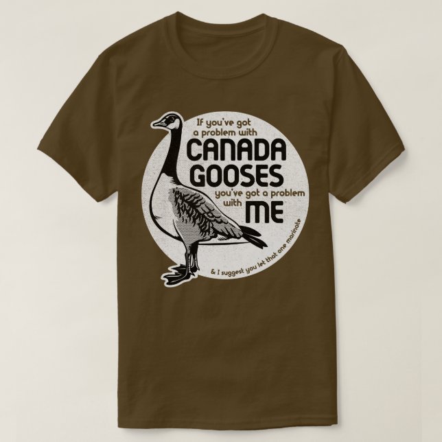 Camiseta Gooses do Canadá (Frente do Design)