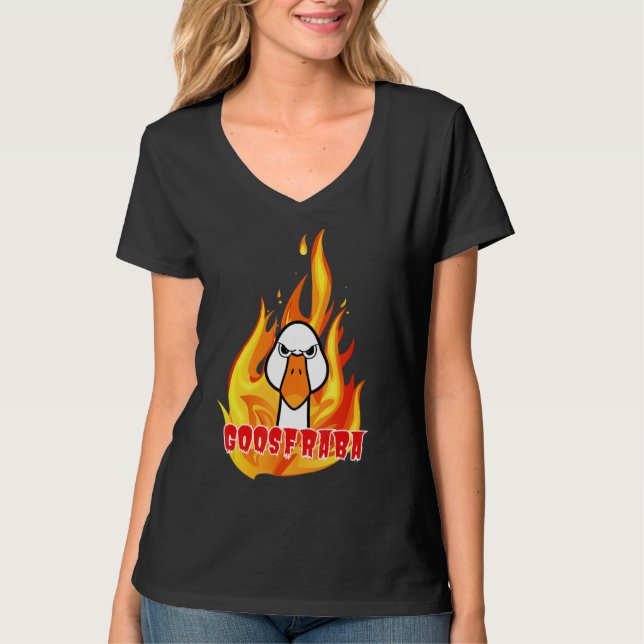 Camiseta Goosfraba angry goose (Frente)