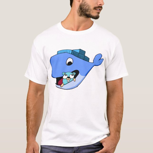 Camiseta Gopher do contêiner (Frente)