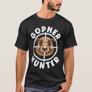 Camiseta Gopher Hunter Crosshairs Caça-Armadilhas