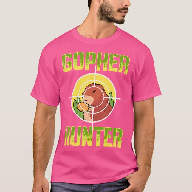 Camiseta Gopher Landscaping Gopher Hunter (Frente)