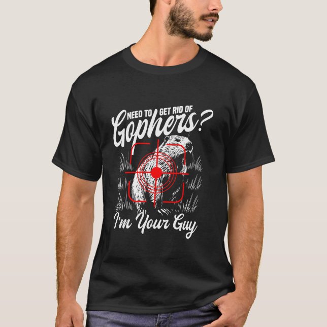 Camiseta Gopher Slayer Equipment Gear Gopher Hunter (Frente)