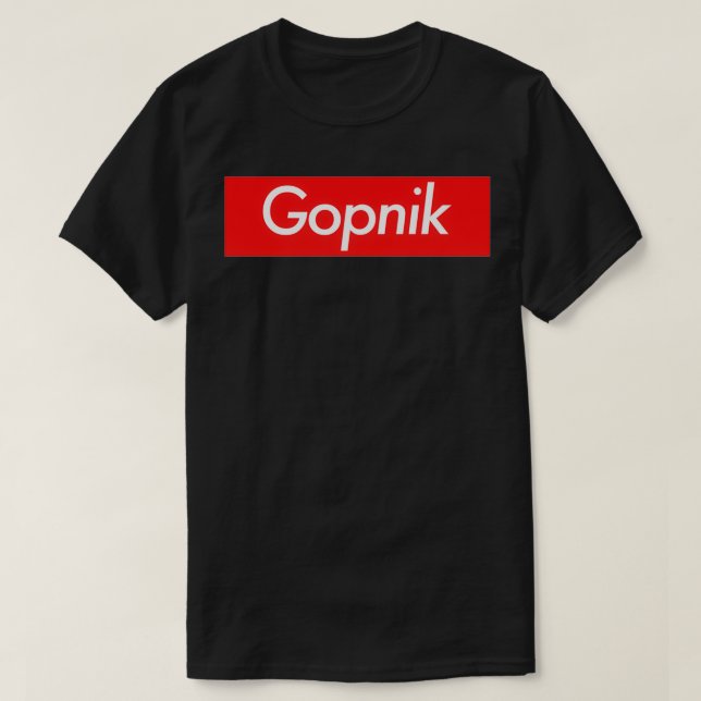Camiseta Gopnik (Frente do Design)