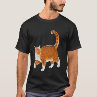 Camiseta Gordinho Amante de Gatinho Ginger Arte Japonesa Ga