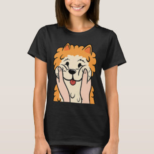 Camiseta gordinho bochecha pomerano