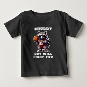 Camiseta Gordinho, Mas Vai Lutar Contra Você - Guaxinim Eng