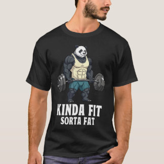 Camiseta Gordinho Meio Gordo Academia Panda Levantamento de