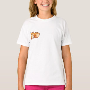 Camiseta Gordinhos Gatos Listrados de Laranja e Crianças do