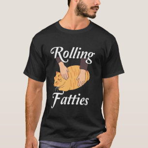 Camiseta Gordinhos Rolando Gato Engraçado Dono de Gatinho