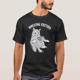 Camiseta Gordinhos Rolando Gato Gatinho Animal Pet