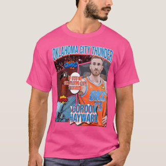 Camiseta Gordon Hayward Basball Art Thunder 1