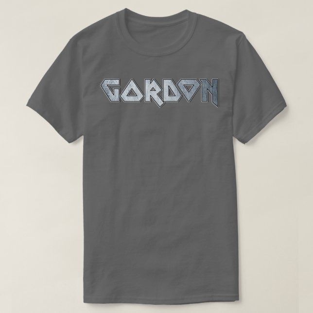 Camiseta Gordon Heavy Metal (Frente do Design)