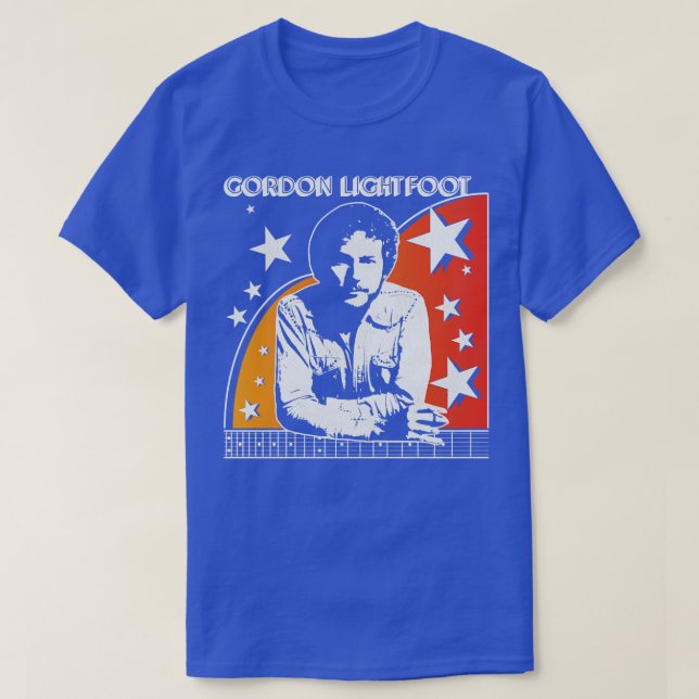 Camiseta Gordon Lightfoot (Frente do Design)