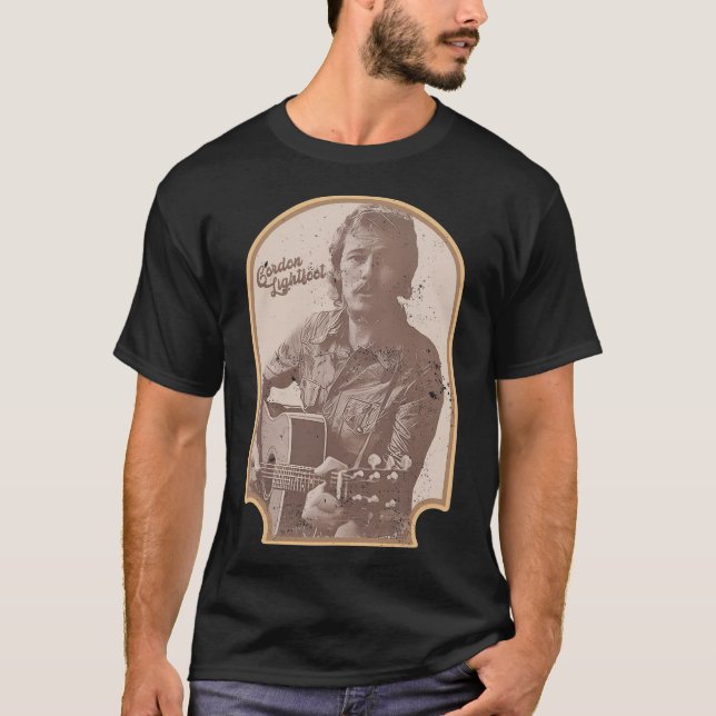 Camiseta Gordon Lightfoot Lê A Minha Mente (Frente)