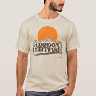 Camiseta Gordon Lightfoot Sun Classic Folk Singer