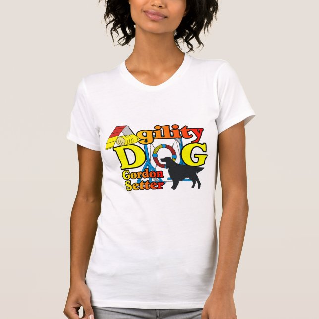 Camiseta Gordon Setter Agability Shirts Gifts (Frente)