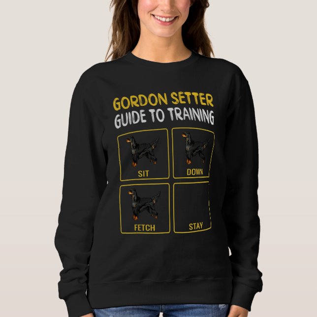 Camiseta Gordon Setter Guide To Training Dog Obedience (Gui (Frente)