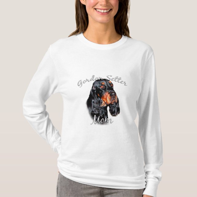 Camiseta Gordon Setter Mãe 2 (Frente)