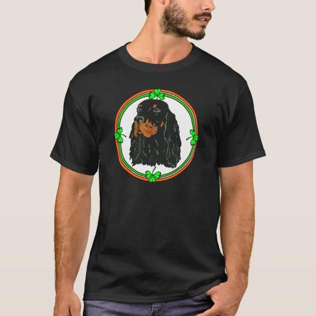 Camiseta Gordon Setter St Patricks (Frente)