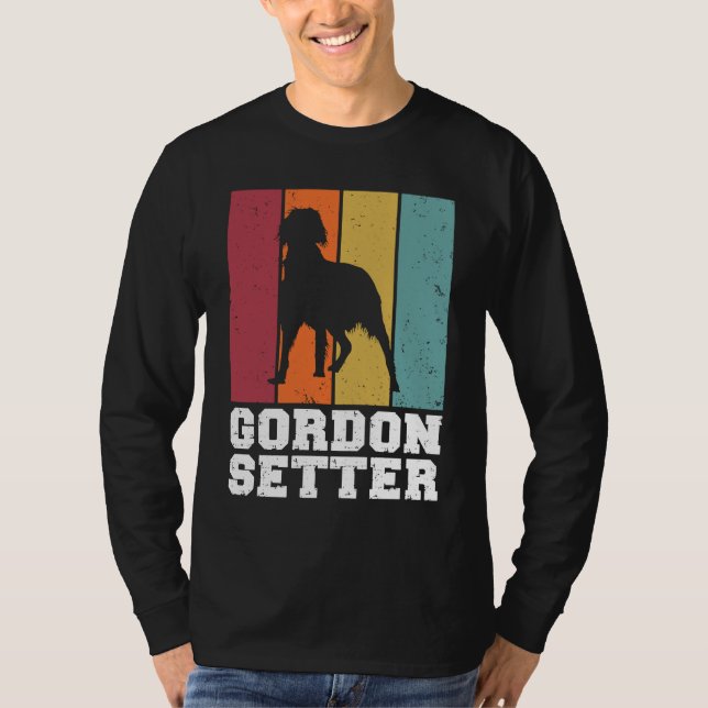 Camiseta Gordon Setter Vintage  1 (Frente)