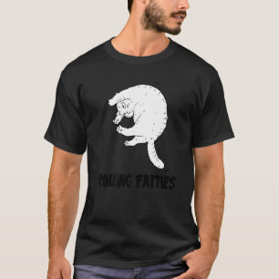 Camiseta Gordos Rolantes Gato  Gato  Roupa Gato Pai Gato Mã