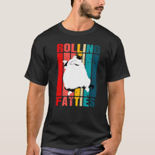 Camiseta Gordos Rolantes Gato Gato Roupas Pai do Gato Mãe