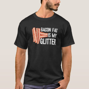 Camiseta Gordura De Bacon É Meu Barbecue De Porco De Carne 