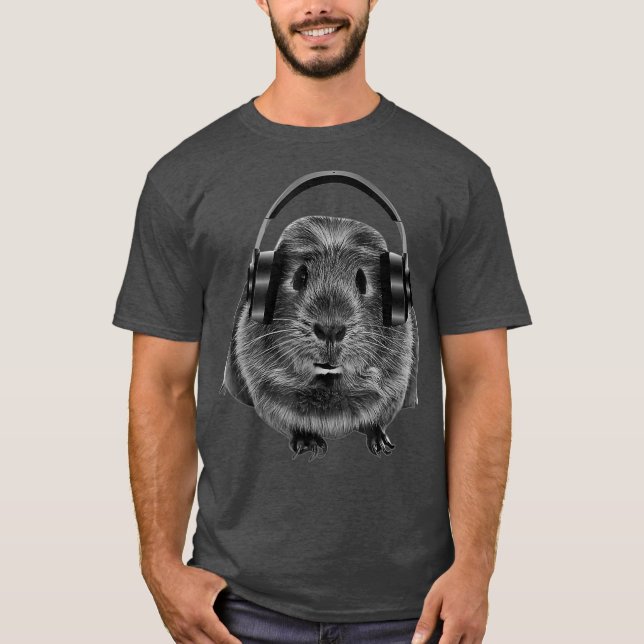 Camiseta Gordura Guiné Porco Animais De Companhia (Frente)