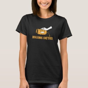 Camiseta Gorduras Rolantes Animais de Gatinho
