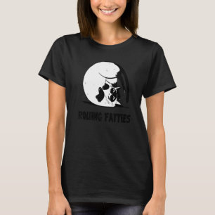Camiseta Gorduras Rolantes Gato Gato Roupa Gato Pai Gato