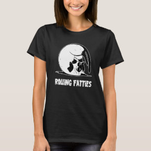 Camiseta Gorduras Rolantes Gato Pai Gato