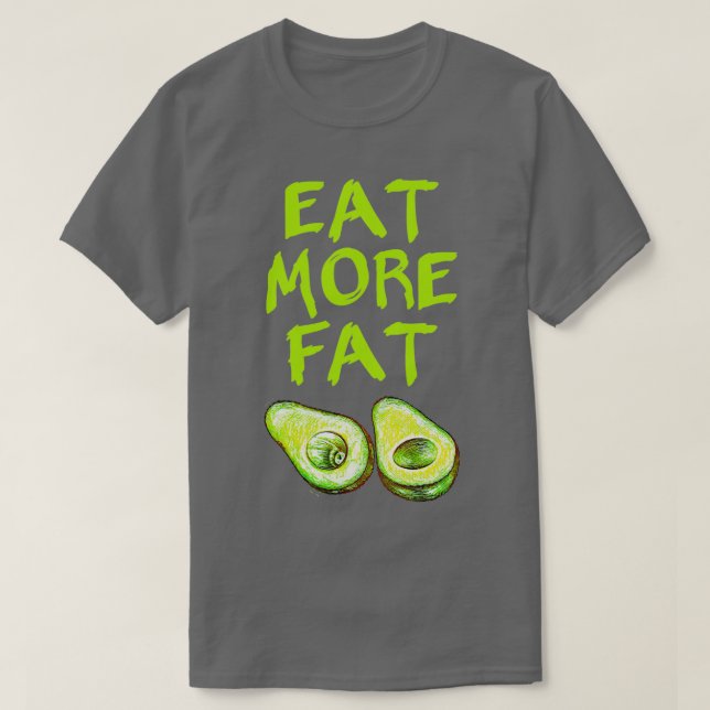 Camiseta Gorduras saudáveis (Frente do Design)